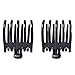 KLOUD City ®2pcs Woman/Girls/Lady Plastic Non-slip Claw Hairpin Clamp/Hair Clips/Grip(Black)