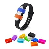 Taotree 12 Pieces 10 Colors Xiaomi Mi Band Bracelet Silicone Security Fastener Protector