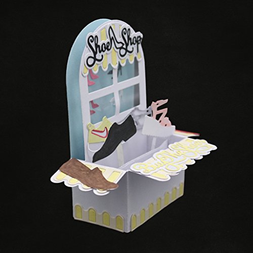 Yeahii 3D Box Cutting Dies Stencil DIY Scrapbooking Embossing Album Paper Card Craft