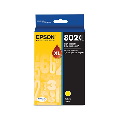 Epson T802XL420 DURABrite Ultra Yellow High Capacity Cartridge Ink