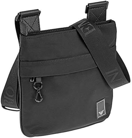 Amazon Emporio Armani エンポリオアルマーニ ショルダーバッグ 斜め掛け トラベル エッセンシャル メンズ レディース Y4m235 Yjj8v ブラック 並行輸入品 ショルダーバッグ