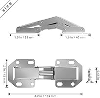 Hosom 8 Pack Concealed Cabinet Hinges Easy Installation Hinges For Kitchen Cabinets Strong And Long Lasting Hidden Hinges For Cabinet Doors Amazon Sg Home Improvement