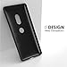 MoKo Compatible with Sony Xperia XZ2 Case, Slim Lightweight Flexible TPU Gel Bumper Cover Protective Shockproof Anti-Scratch Back Panel Fit with Sony Xperia XZ2 5.7 Inch 2018 - Black