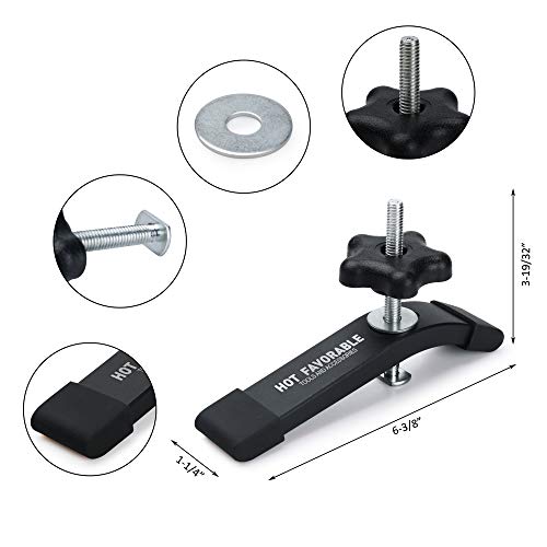 TTrack Hold Down Clamps,63/8"L x 11/4" WidthWoodworking and Clamps