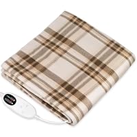 Electric Blanket, Layer, Multi-Use, Power Saving, Washable, 4 Stage Timer, 5 Temperature Adjustment, Cold Protection, Single Heating Device, No Pilling, Gift, Washable, Cold Fever, Dust Mites