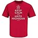 Ohio State Football Fans. Keep Calm and Hate Michigan Red T-Shirt (SM-3X)