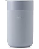 W&P Porter Ceramic Mug w/ Protective Silicone Sleeve, Slate 16 Ounces | On-the-Go | Reusable Cup for Coffee or Tea…