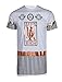 SCREENSHOTBRAND Mens Hipster Hip-Hop Premiun Tees - Stylish Longline Latest Fashion Print T-Shirts been Rich - White - Large
