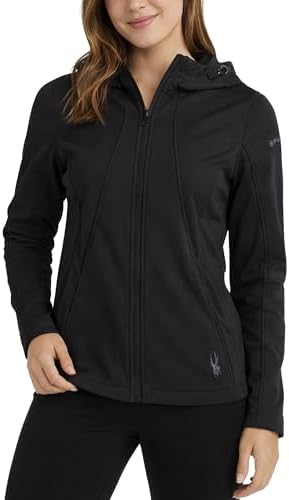 Amazon.com: Spyder Women's Alyce Full Zip Soft Shell Hooded Jacket