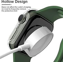 TAURI 2 Pack Hard Case Designed for Apple Watch