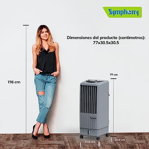 Symphony Enfriador de Aire Evaporativo Portatil de 8 litros Diet8T