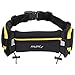 Fitletic Quench Retractable Hydration Belt (Large/X-Large, Black/Yellow)