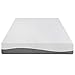 PrimaSleep Queen Mattress, 10 Inch Gel Memory Foam Mattress, Gel Infused for Comfort and Pressure Relief, CertiPUR-US Certified, Bed-in-a-Box, Medium Firm, Grey, Queen Size