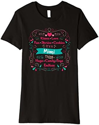 Womens It's Mimi Thing Vintage Grandma T-Shirt. Grandma Gift Idea Large Black