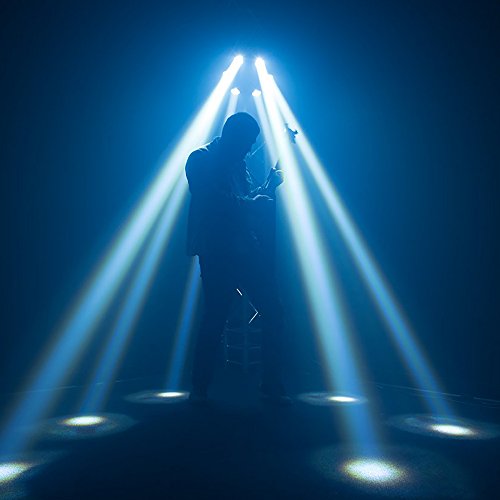 CHAUVET DJ Helicopter Q6 Multi-Effect Light w/SMD Strobe and Red/Green Laser on Rotation Base | Laser & Strobe Effects