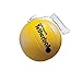 Park & Sun Sports Soft Touch Tetherball with 7' Nylon Cord and Clip, Classic Yellow