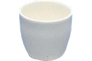 CoorsTek 65504 High-Alumina High Form Crucible, 50mL Capacity, 48mm OD, 47mm Height