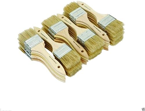24 PC. PACK 2" DISPOSABLE PAINT BRUSH / CHIP / BRISTLE BRUSHGLUESTAINROOFING