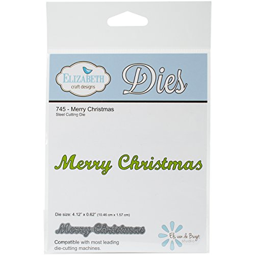 Elizabeth Craft Designs Metal Die, Merry Christmas