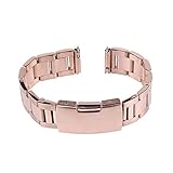 Xuexy 16mm Quick Release Pins Motorola Moto 360 42mm 2nd Gen Stainless Steel Watch Band Strap Replacement Bracelet (Moto 360 2nd Gen 42mm Women's 2015), Rose Gold