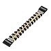 fastgo Compatible with Fitbit Charge 2 Band for Women, Elastic Stretchy Bling Beaded Replacement Bracelet Watch Band Compatible with Fit Bit Charge 2 HR Wrist Band(Crystal Black)