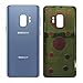 CELL4LESS Compatible Back Glass Cover Back Battery Door w/Pre-Installed Adhesive Replacement for Samsung Galaxy S9 OEM - All Models G960 All Carriers- 2 Logo - OEM Replacement (Blue)