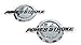 2 NEW CHROME FORD CUSTOM 6.4L F250 F350 POWERSTROKE DOOR BADGES EMBLEMS SET PAIR