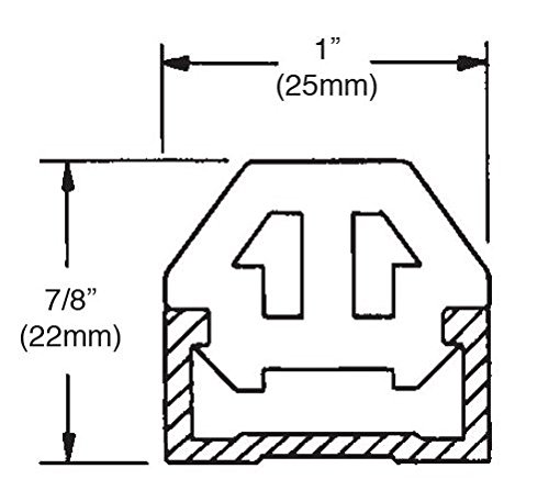 Straight Strip Bumper - Length: 72" (1830mm)