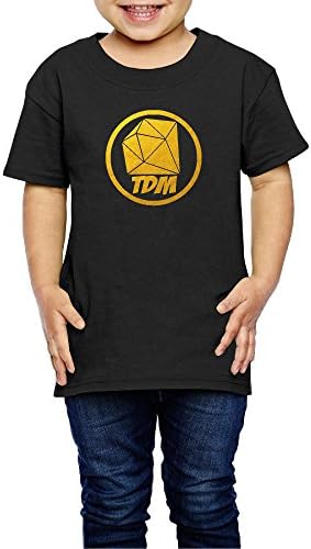 Gold Diamonds TDM DanTdm Round Neck Kids.childs Shirt 2-6T Black 2 Toddler