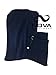 Women's Fleece Balaclava Hooded Face Mask Neck Warmer Ski Hood Snowboard Mask Wind Protector (Navy Blue)