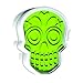 Tovolo Sugar Skull Templates Reverse, Dishwasher Safe, Set of 6 Cookie Stamps with Cutter, Lime/White (81-22492)