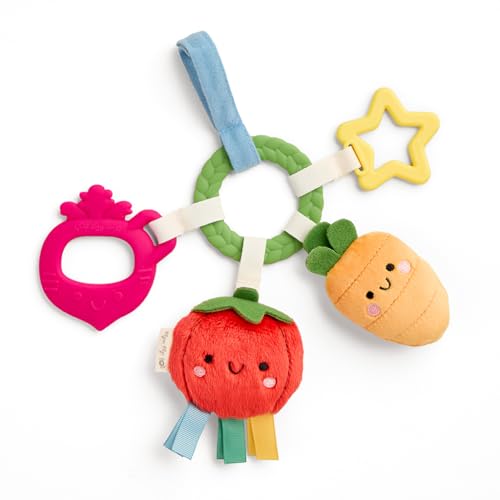 Itzy Ritzy Teething Activity Toy - Bitzy Busy Ring Infant Teething Toy Features…