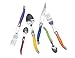 Chefs Basics 24 Piece, Colorful Flatware Set with 6 Spoons, 6 Forks, 6 Knives and 6 Teaspoons, vibrant colors with long handles,