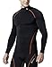 TM-T32-BO_X-Large j-OWT Tesla Men's Thermal WinterGear Compression Baselayer Mock Long Sleeve T Shirts T32