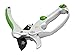 Cate's Garden Ratchet Pruning Shears 8” Easy Action Anvil-Type Pruners Designed for Effortless Trimming of Hedges and Tree Limbs - Heavy Duty SK5 High Carbon Blades for Long-Lasting Durability