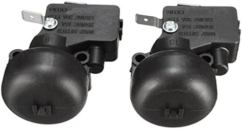 C-FUNN AC 250V 15A 5745mm Anti-Dump Micro Switch Tilt Shut Off Switch, Black