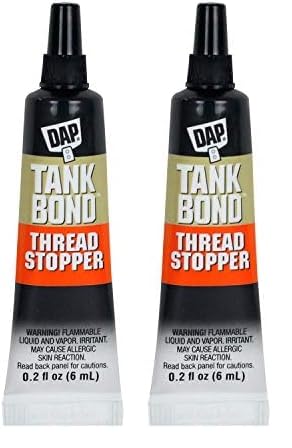 DAP 7079800167 TankBond Thread Stopper, 0.2 Ounce (Pack of 2), Orange, 2 Ounces