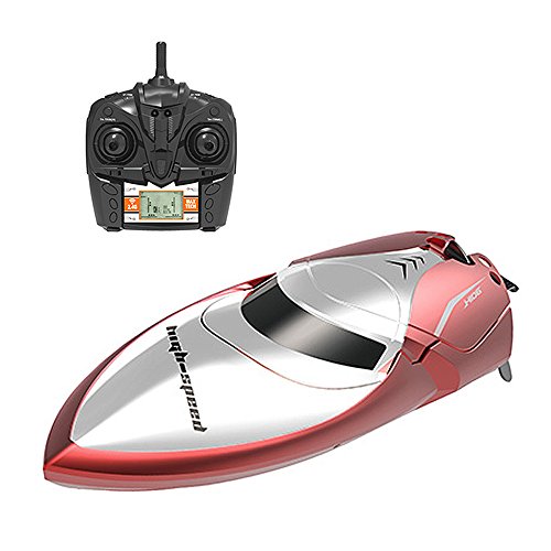 Kidshome High Speed RC Boat Pool Toys Remote Control Boat 600mAh Battery LCD Display for Kids Adults Outdoor Fast Boat Racing - Thumbnail 7
