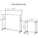 Tatkraft Big Party Double Clothes Rail Telescopic Extendable Extra Space Rack Chrome Plated Steel 37-63