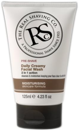 The Real Shaving Co., Pre-Shave Daily Creamy Facial Wash, 4.23 fl. oz.