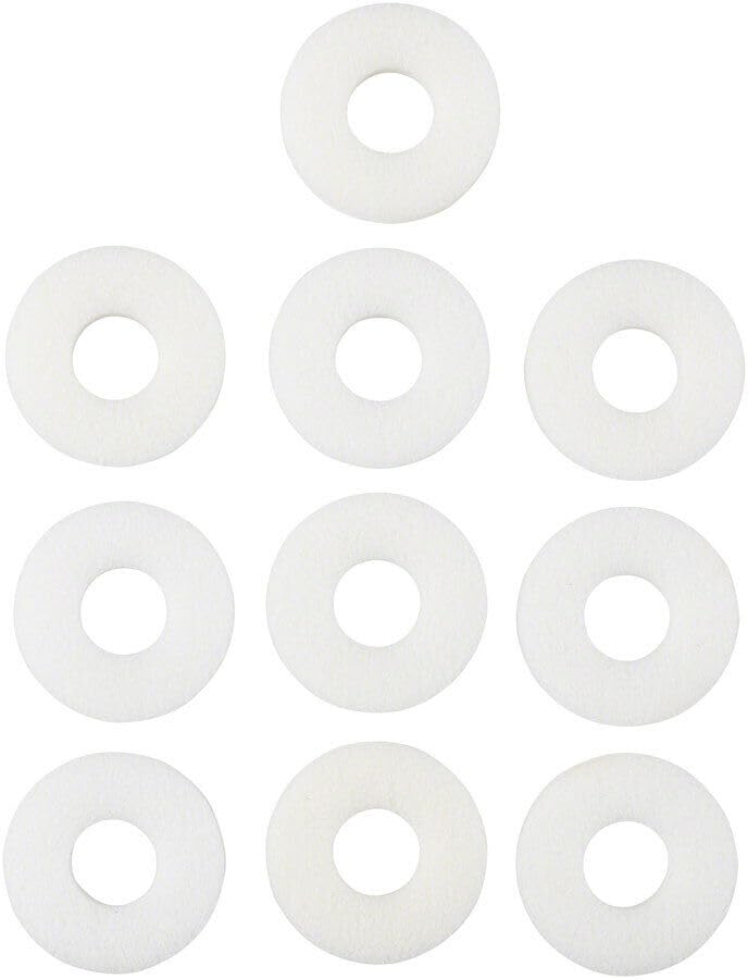 6pcs Nylon White Penny Washers Plastic Fender Repair Washer Mudguard DIN 9021 (M12X40mm)
