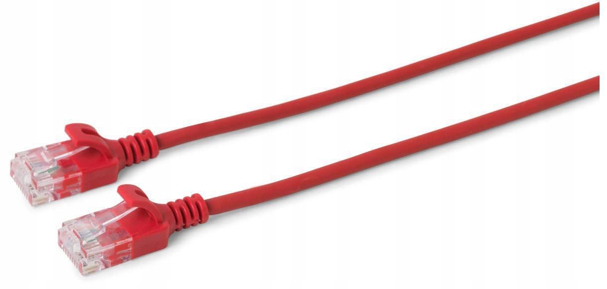 Microconnect U/UTP CAT6A Slim 0.5M Red Brand