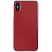 totallee iPhone X Case, Thinnest Cover Premium Fit Ultra Thin Light Slim Minimal Anti-Scratch Protective - for Apple iPhone X (2017) (Jet Red)