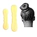Styla Hair Magic Hair Bun Maker 4 Pack (2 Small, 2 Large) Foam Sponge Buns Shaper Accessories Strong Flexible Reusable Bun Twister for Updo’s, Ballet Buns, French Twist, Waves & more! (Blonde)