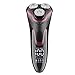 Electric Razor for Men - Lavieer Wet and Dry Rechargeable Mens Rotary Shaver with Pop-up Beard Trimmer Cordless Waterproof, 100-240v Worldwide Travel Universal, Pink