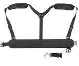 Backyard Accessories Pressure Washer Two Strap Belt - Telescoping Wand Support Harness - Reduce Strain & Fatigue During Washing - Works with General Pump, BE, MTM & Others (Charcoal)