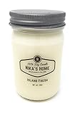 Nika's Home Island Fresh Soy Candle - 12oz Mason Jar