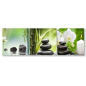 Cobblestone Home Artwork for Living Room Bedroom x3 Panels