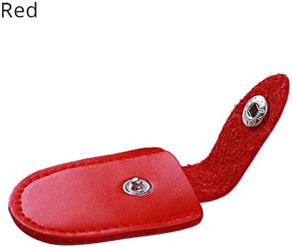 LUCILAS Nail Clippers Women Kit Set Fingernail Cutter Stainless Steel 1 Pc Nail Cuticle Nipper Protector with Buckle Dead Skin Clippers Protective Colorful Leather Cap Nail Art Tool Manicure Kit