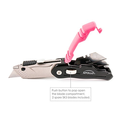 Apollo Tools DT5004P Foldable Utility Knife